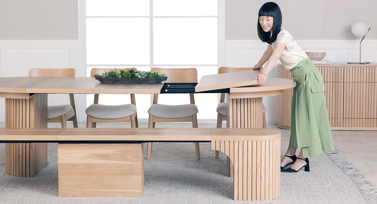 Montreal-based Transformer Table Collabs with Marie Kondo - HomeGoodsOnline