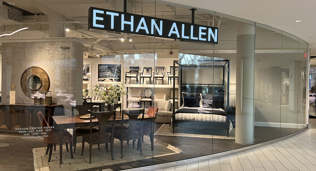Ethan Allen Furniture Gallery Combining Technology With Personal